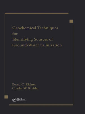 cover image of Geochemical Techniques for Identifying Sources of Ground-Water Salinization